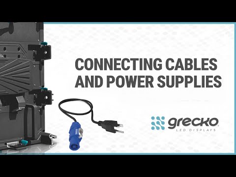 Connecting Cables and Power Supplies: Grecko LED Panel | Techled Guide