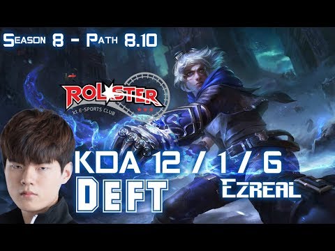 KT Deft EZREAL vs SIVIR ADC - Patch 8.10 KR Ranked