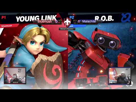 Ultimate @ TRG 27 - Bluemush (Donkey Kong/ Young Link) vs UG | Malachite (ROB) [Winners Round 2]
