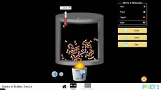 State of Matter Simulation