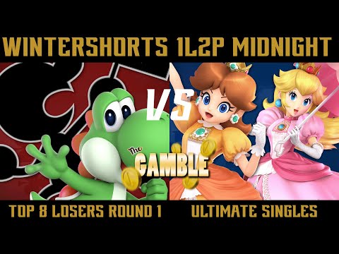 The Gamble Top 8 Round 1: WinterShorts (Game & Watch, Yoshi) vs. 1L2P Midnight (Daisy, Peach): SSBU