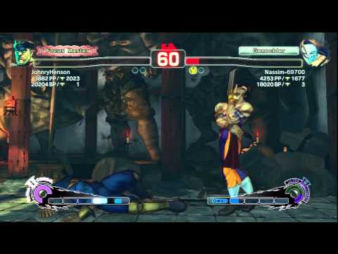 JohnryHenson (M.Bison) Vs Nassim-69700 (Vega) SSF4 AE Ranked Matches - PSN