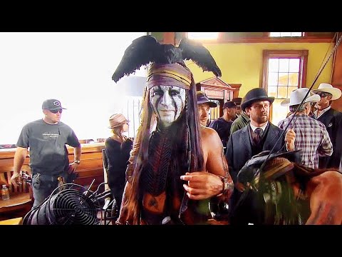 THE LONE RANGER B-Roll (2013) Johnny Depp, Behind The Scenes