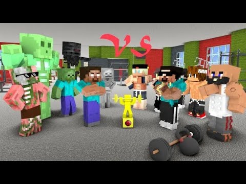 Monster School: Good Steve vs Rich Herobrine - Minecraft Animation
