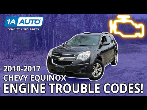 Top Check Engine Trouble Codes 2010-2017 Chevy Equinox SUV