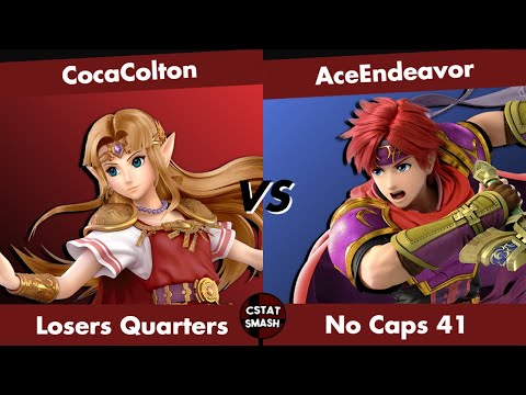 NO CAPS #41 - CocaColton (Zelda) vs AceEndeavor (Roy) Top 8 Super Smash Bros Ultimate