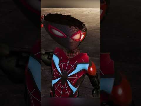 Miles, Get That Trash Off! (stop motion animation) #shorts #stopmotion #spiderman #spiderman2