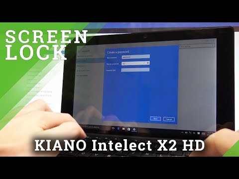 How to Add Password in KIANO Intelect X2 HD - Windows Screen Lock |HardReset.info