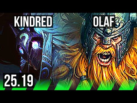KINDRED vs OLAF (JGL) | 14/4/10, Godlike | KR Challenger | 25.19