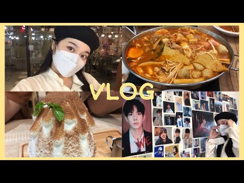 VLOG14 :ไป event วันเกิดฮีซึง enhypen 🐹 , ออกจากบ้านในรอบหลายเดือน😢 , กินบุฟต๊อก 🥘 , after you 🍧
