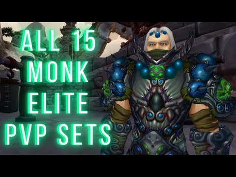 All 15 Monk Elite Gladiator Sets - Transmog
