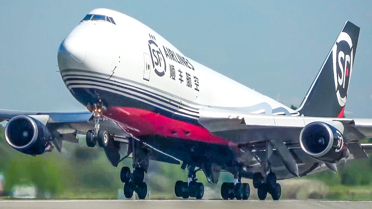 60 MINUTES PURE AVIATION - Boeing 747, C17, A310, A380 ... (4K)