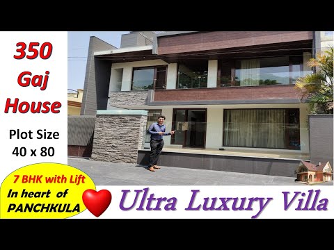 40 by 80 House Design | Ultra Luxury Villa Panchkula Chandigarh| Modern Luxury Villa Interior Design