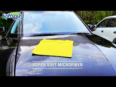 Softspun Microfiber Car Cleaning, Detailing Polishing Cloth