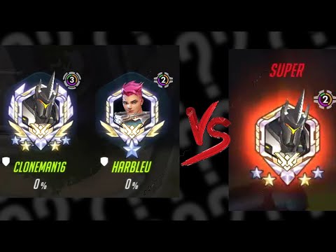 CLONEMAN16 DUO WITH HARBLEU vs SUPER! REINHARDT + ZARYA OVERWATCH GAMEPLAY SEASON 29 TOP 500