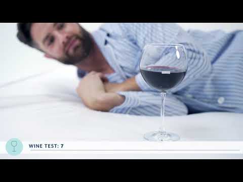 Crave Mattress Wine Test