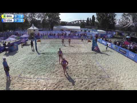 2018 Vienna Agatha/Duda (BRA) v Ross/Hughes (USA)