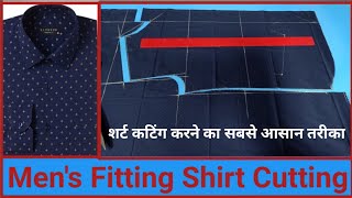 Mens Fitting Shirt Cutting Simple Method Fitting S