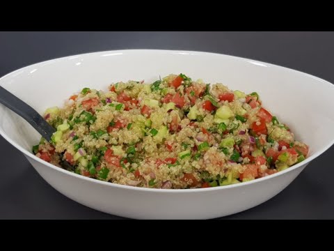 Video thumbnail: Sallatë me Quinoa (Kinoa) dhe Perime Vere