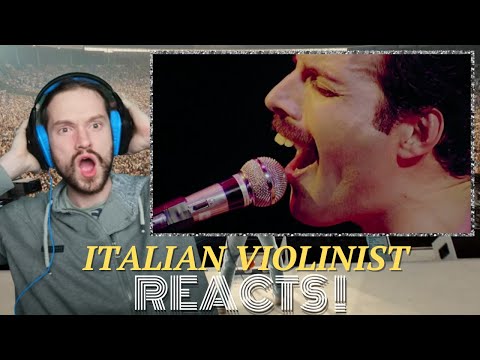 OMG! First time hearing Queen - Bohemian Rhapsody - Italian violinist REACTS!