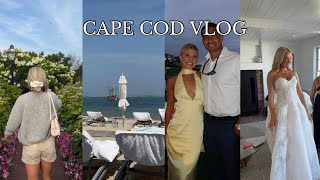 CAPE COD VLOG: travel day, Gretchen & Max’s wedding *the best weekend*