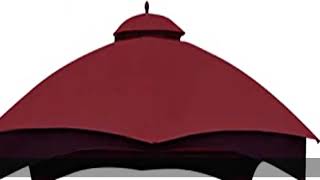 Eurmax USA High Performance Replacement Canopy Top for Lowe's Allen Roth Heavy Duty Gazebo Roof Gaz