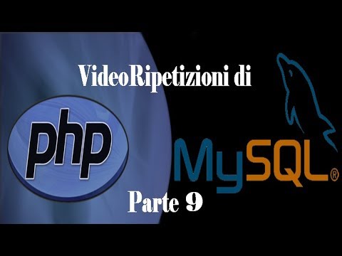PHP MySQL VideoRipetizione 09: Autenticazione degli Utenti #VIDEORIPETIZIONI