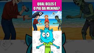 QUAL DELES É O PAI DA MENINA? #enigma #quiz #desafio