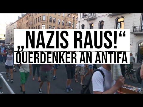 31.07.2020 "Nazis raus!" beschimpfen #Querdenker die #Antifa #Querdenken #Demonstration #Berlin
