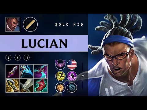 Lucian Mid vs Ziggs - NA Master Patch 25.24