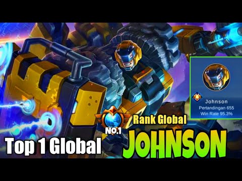 95.3% Win Rate Johnson Perfect Driver [ Johnson Top Global Gameplay ] - Mobile Legends