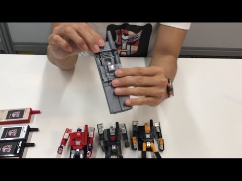 【au×TRANSFORMERS】INFOBAR OPTIMUS PRIME 変形動画
