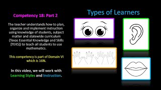 TExES 4-8 (115) Math Exam Competency 18: Part 2