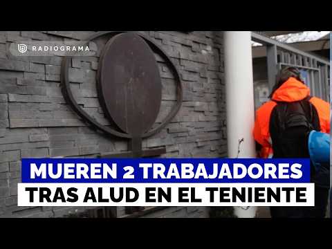 Codelco confirma muerte de dos trabajadores tras alud registrado en mina El Teniente