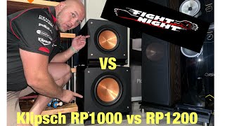 Video thumbnail for Klipsch RP1000SW vs RP1200SW by Home cinema king