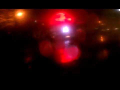 HUSTLER CASINO seen thru a thin fog on window