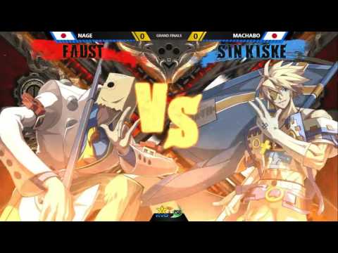 GGXrdR Finals @ KSB2016 Day 3 - Nage (Faust) vs Machabo (Sin); vs Omito (Johnny) [720P60FPS]