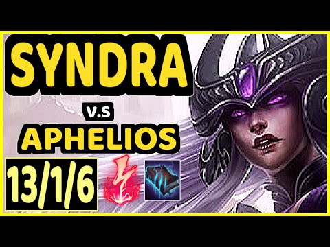XICO (SYNDRA) vs APHELIOS - 13/1/6 KDA BOTTOM ADC CHALLENGER GAMEPLAY - EUW
