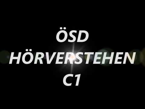 ÖSD CERTIFICATE C1/ LISTENING COMPREHENSION - PART II