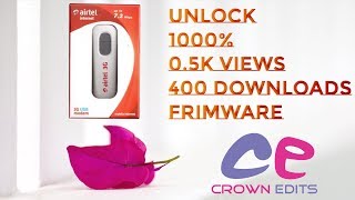 How to Unlock Airtel e303h-1 Dongle