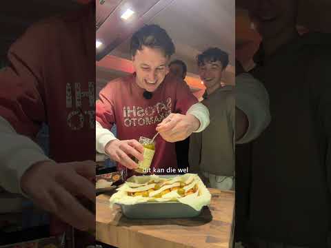 Kipcorntaart met de bankzitters