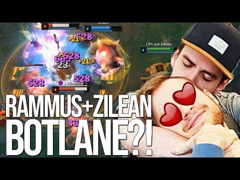 Rammus Zilean Botlane with Maxim! | Laughed Through / Pros Play