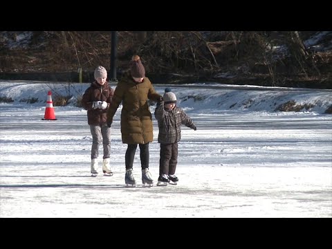 NJ Grover Cleveland Park Ice Skating Ponds
