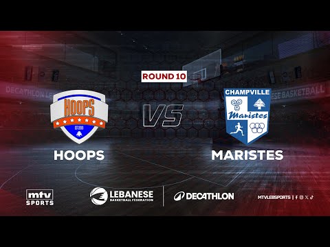 Decathlon Lebanese Basketball Championship 2025-2026 | Hoops vs Maristes - Round 10