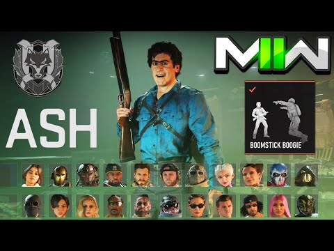 MW2 - Ash Williams ➡️ (Voice Lines, Finishing Move, Reactive)