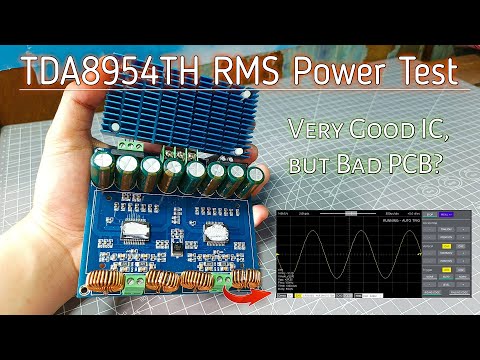 TDA8954TH 420Wx2 Powe Digital Audio Board Stereo Amplificador Class D Dual Channel video review thumbnail