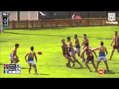 2016 BDAFL Round 7 Highlights - Cardiff Hawks v Nelson Bay Marlins