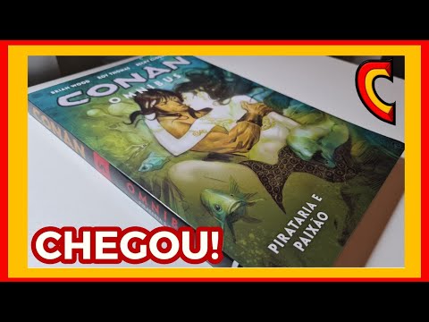 CHEGOU O ÔMNIBUS CONAN 5 MYTHOS - PIRATARIA E PAIXÃO