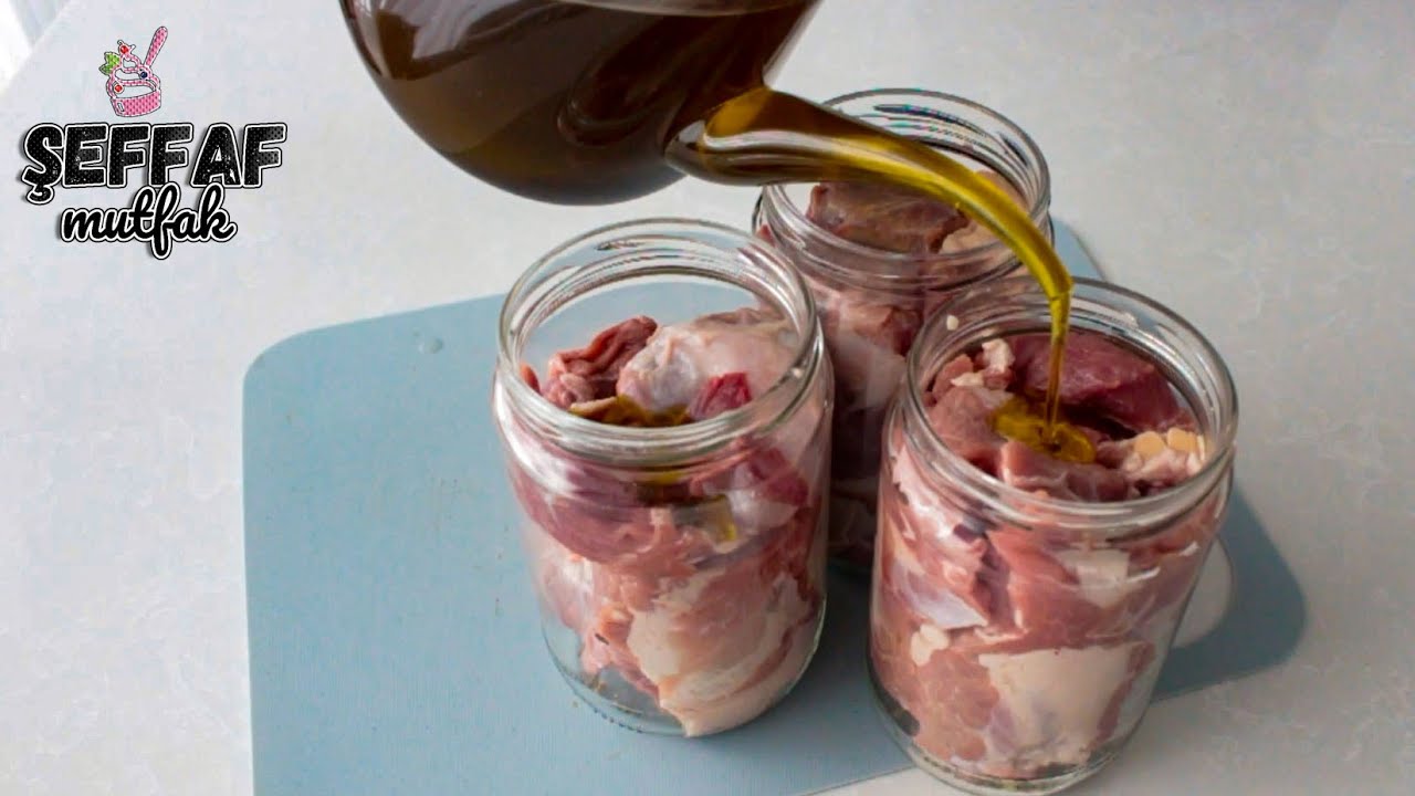 طهي اللحم بالبرطمان