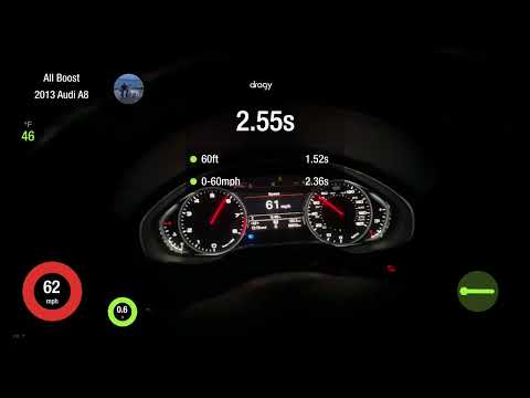 Audi A8 4.0T runs 9.96 @ 138.7 MPH